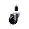 Service Caster 3'' SS Soft Rubber Wheel Swivel 1-1/2'' Expanding Stem Caster SCC-SSEX20S314-SRS-112 - alternate 1